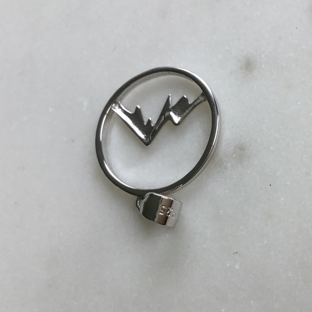 Sterling Silver Mountains Necklace - Picture 13 of 14